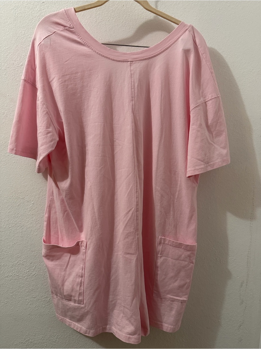 Soft Pink Oversized Women’s romper size small